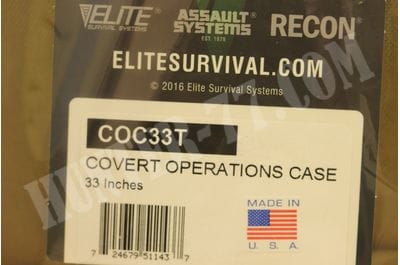 Elite Survival Systems Covert Operations Discreet Rifle Case Coyote ESS-COC33-T 33" -foto2