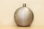 Titanium Round Flask by Snow Peak Curved 198ml T-015 Titanium Round Flask by Snow Peak Curved 198ml T-015