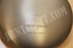 Titanium Round Flask by Snow Peak Curved 198ml T-015 Titanium Round Flask by Snow Peak Curved 198ml T-015