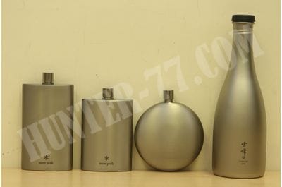 Snow Peak Men's Titanium Sake Bottle 540ml TW-540 Flask-foto8