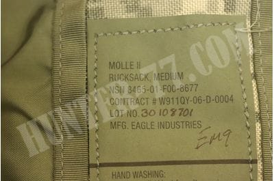 EAGLE INDUSTRIES MOLLE II MEDIUM RUCKSACK ACU BACKPACK Original Genuine Issue "us" LOGO-foto9