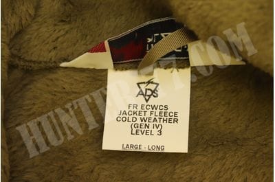 Gen IV Level 3 Fleece High-Loft Jacket Weight Jacket Free Resistant Tan-foto8