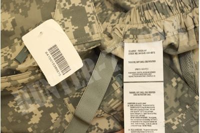 GEN III ECWCS LEVEL V ACUPAT SOFT SHELL COLD WEATHER TROUSERS L5 -foto7