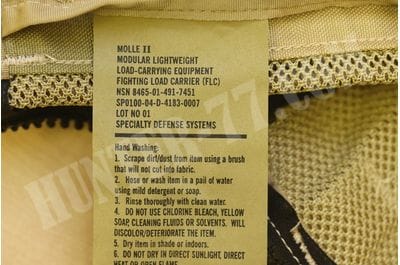 3-Color Desert Camo Fighting Load Carrier Load Bearing Vest Molle II (FLC) 3-Color Desert Camo-foto9