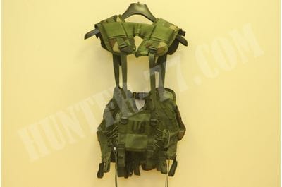 US ARMY Woodland Camo ENHANCED TACTICAL LOAD BEARING VEST LBV GI USGI MILITARY-foto4