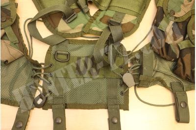 US ARMY Woodland Camo ENHANCED TACTICAL LOAD BEARING VEST LBV GI USGI MILITARY-foto11