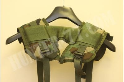 US ARMY Woodland Camo ENHANCED TACTICAL LOAD BEARING VEST LBV GI USGI MILITARY-foto3