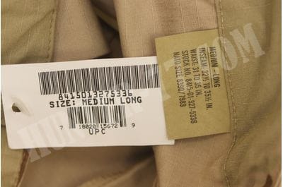 Army Desert 3 COLOR DESERT DCU COMBAT UNIFORM PANTS RIP STOP J-10-foto8