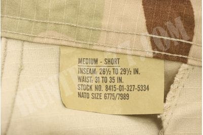 Army Desert 3 COLOR DESERT DCU COMBAT UNIFORM PANTS RIP STOP J-10-foto13