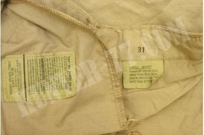 Trousers Aircrew combat Class 2 tan 380 a2cu IABDU -foto11