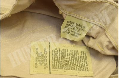 Trousers Aircrew combat Class 2 tan 380 a2cu IABDU -foto12