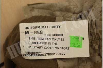 USMC US MARINE CORPS BDU MARPAT DESERT CAMO CAMOUFLAGE MATERNITY PANTS cz MR-foto4