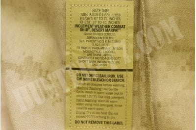 IWCS USMC DESERT FROG MARPAT INCLEMENT WEATHER COMBAT SHIRT AOR 1-foto7