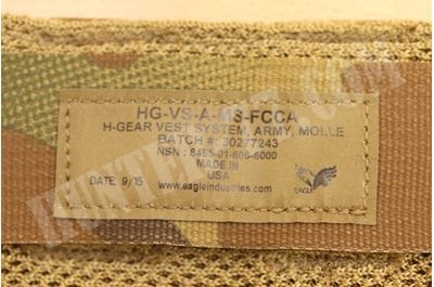 FR Eagle Industries H Gear Vest System, Multicam, Army Molle. HG-VS-A-MS-FCCA -foto9
