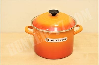 Le Creuset Enamel-on-Steel 6-Quart Covered Stockpot, Flame -foto2