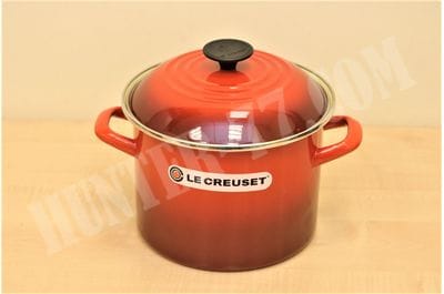  Le Creuset Enamel-on-Steel 6-Quart Covered Stockpot, Cerise (Cherry Red)-foto2