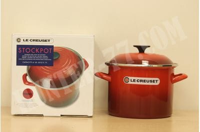  Le Creuset Enamel-on-Steel 6-Quart Covered Stockpot, Cerise (Cherry Red)-foto5