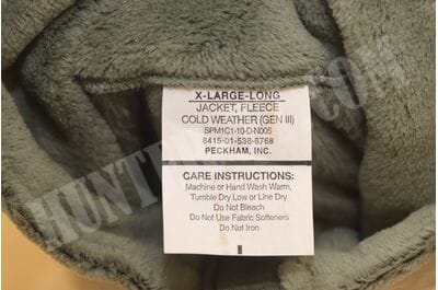GEN III ECWCS LEVEL III HIGH-LOFT FLEECE JACKET POLARTEC Foliage Green L3 -foto20