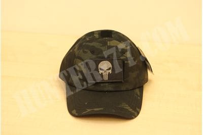 Бейсболка Condor MULTICAM-BLACK Punisher/DTOM patches-foto2