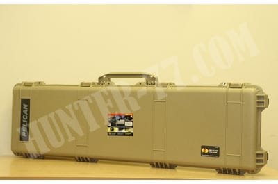 Pelican 1750 Rifle Case With Foam Desert Tan