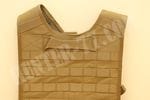 Back Panel - Coyote Tan Warrior Assault Systems