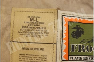 Defender M USMC MARPAT FROG Pants Desert Trousers-foto7