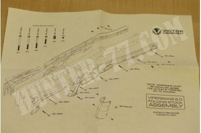 Accuracy International AW LONG ACTION (U-BOLT) VIPERSKINS W/V1 RIGHT HANDED COYOTE 2.0 FOLDING -foto19