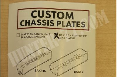 Really Right Stuff Quick Release Rifle Plate for AI AXMC Rifle BAX15-foto7