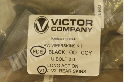 Accuracy International AW LONG ACTION (U-BOLT) VIPERSKINS W/V1 RIGHT HANDED FDE 2.0 FOLDING -foto11