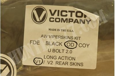Accuracy International AW LONG ACTION (U-BOLT) VIPERSKINS W/V1 RIGHT HANDED OD GREEN 2.0 FOLDING -foto9