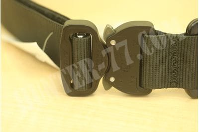 Ремень поясной 1,5" с коброй черный Yates #464 -foto2
