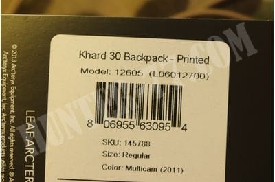 Arc'teryx LEAF Khard 30 BackPack MultiCam model 12605-foto13