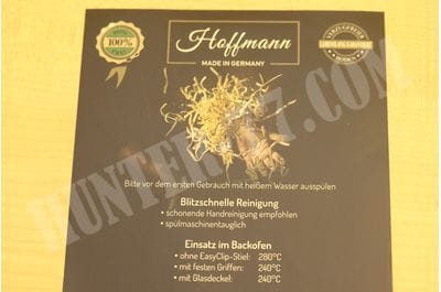 Hoffmann extra large cast aluminum frying pan 32 cm with lid induction 4.5 cm inside height-foto12