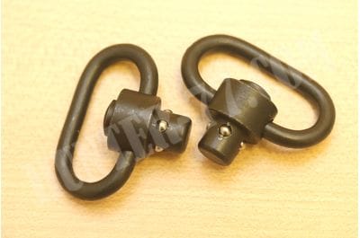 HEAVY DUTY PUSH BUTTON SWIVEL SET - GTSW288 Manganese black-foto2