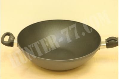 Large Wok Pan for Induction Cookers 32 cm Hoffmann -foto3