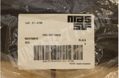 Massif Cool Knit Crew (FR) Black MSRT00010 LS -foto7