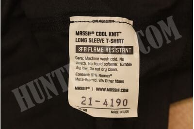 Massif Cool Knit Crew (FR) Black MSRT00010 LS -foto9