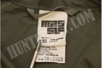 Massif  2-PIECE FLIGHT SUIT JACKET V2 NAVAIR WOMEN'S FIT (FR) Sage Green MJKT00064 V2-foto13