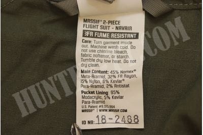 Massif  2-PIECE FLIGHT SUIT JACKET V2 NAVAIR WOMEN'S FIT (FR) Sage Green MJKT00064 V2-foto14