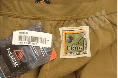 Теплое негорючее термобелье L2 USMC FROG рубашка + кальсоны койот-foto19
