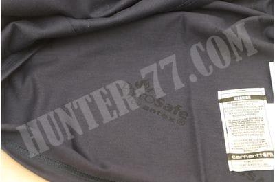 Carhartt Flame Resistant FR 100235-410 FORCE CAT2 Long Sleeve Pocket T Shirt Navy Blue-foto5