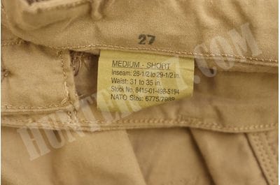 Trouser Aircrew Combat MS Flyers Class 2 Tan 380 used Medium Short-foto2
