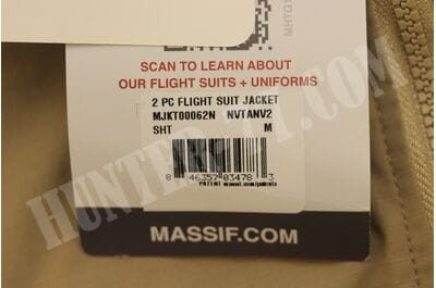 Massif 2-PIECE FLIGHT SUIT JACKET (V2) - NAVAIR - (FR) NVTAN MJKT00062-foto25