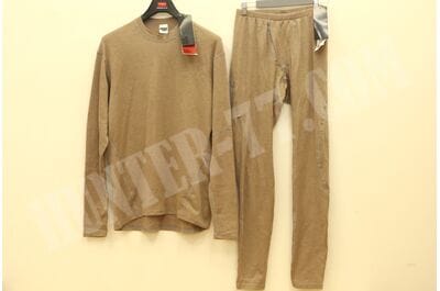 Костюм рубашка + кальсоны COYOTE TAN 90% Nomex Massif® HOTJOHNS® Crew Shirt (FR) + BOTTOM (FR) Base Layer Костюм рубашка + кальсоны COYOTE TAN 90% Nomex Massif® HOTJOHNS® Crew Shirt (FR) + BOTTOM (FR) Base Layer