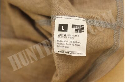 SET Massif® HOTJOHNS® COYOTE TAN Crew (FR) Shirt + BOTTOM (FR) 92% Nomex Base Layer-foto11