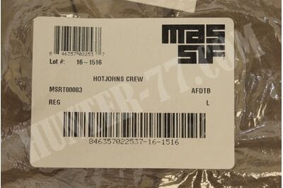 Костюм рубашка + кальсоны Massif® HOTJOHNS® AFDTB Crew (FR) MSRT00003 + BOTTOM (FR) MPNT00005 90% Nomex Base Layer-foto27