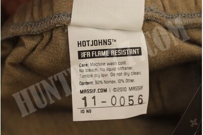 Костюм (рубашка + кальсоны) Massif® HOTJOHNS® AFDTB Crew (FR) MSRT00003 + BOTTOM (FR) MPNT00005 90% Nomex Base Layer V2-foto14