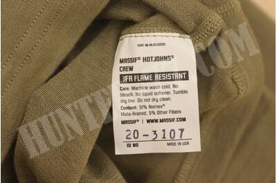 Негорючая рубашка 91% HotJohns® Crew TAN 499 Massif® MSRT00003 -foto25