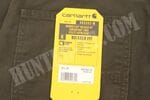 Carhartt Men's Rugged Flex Relaxed Fit Canvas Flannel Lined Utility Work Pant BN3342-M
