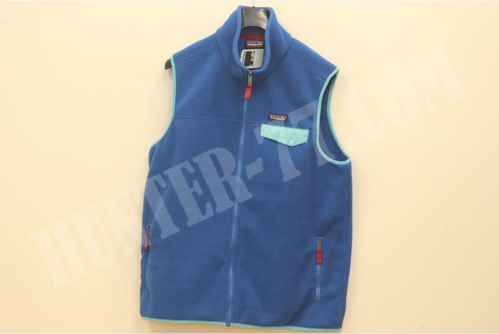 Patagonia Synchilla Vest Mens Blue Fleece Zip